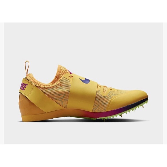 Nike Pole Vault Elite Track & Field Jumping Spikes, Citron Pulse,Size 10.5M, 12W